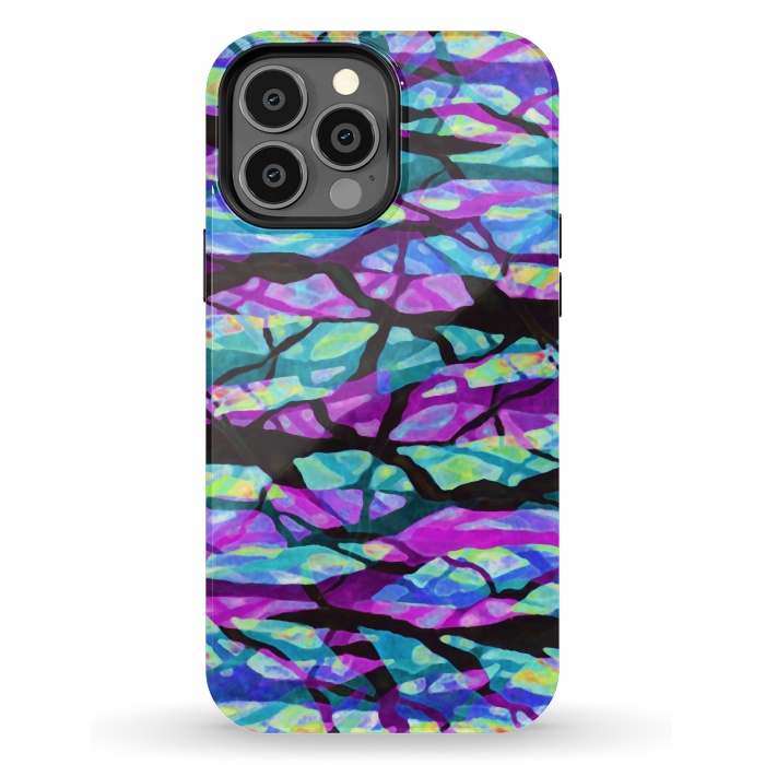 iPhone 13 Pro Max StrongFit Abstract Trees Digital Art G551 by Medusa GraphicArt