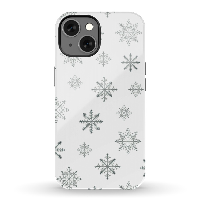 iPhone 13 StrongFit Snowflakes by Julia Badeeva