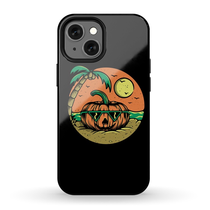 iPhone 13 mini StrongFit Pumpkin Summer by Afif Quilimo