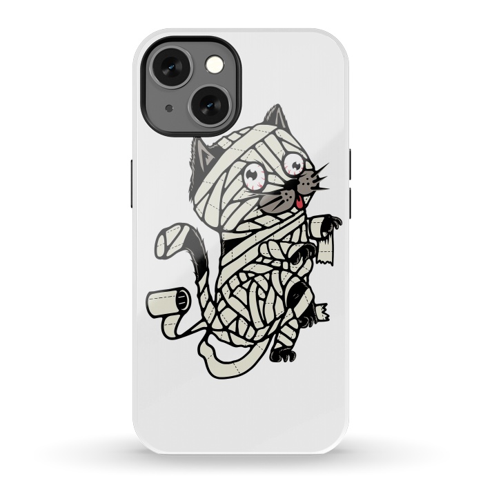 iPhone 13 StrongFit Mummy Cat by Afif Quilimo