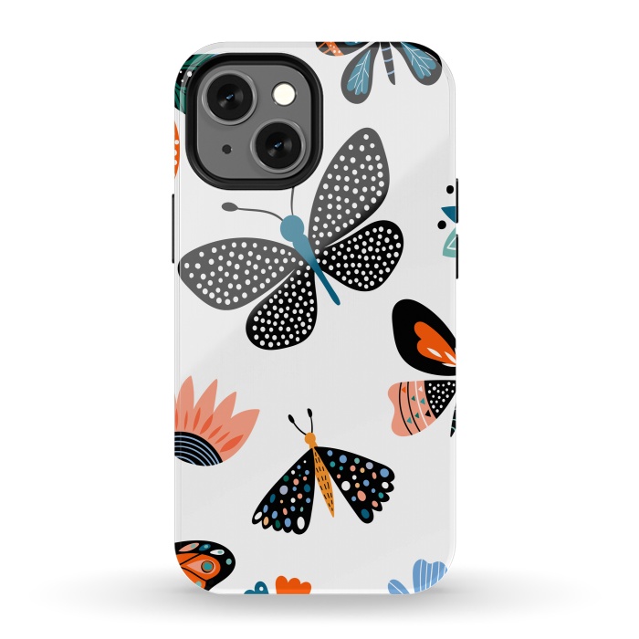 iPhone 13 mini StrongFit butterflies c by haroulita