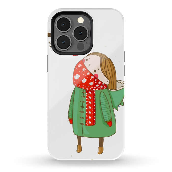 iPhone 13 pro StrongFit cute girl by haroulita