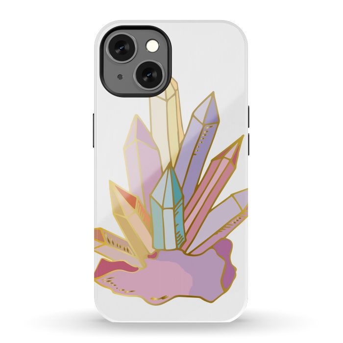 iPhone 13 StrongFit crystals and gems by haroulita
