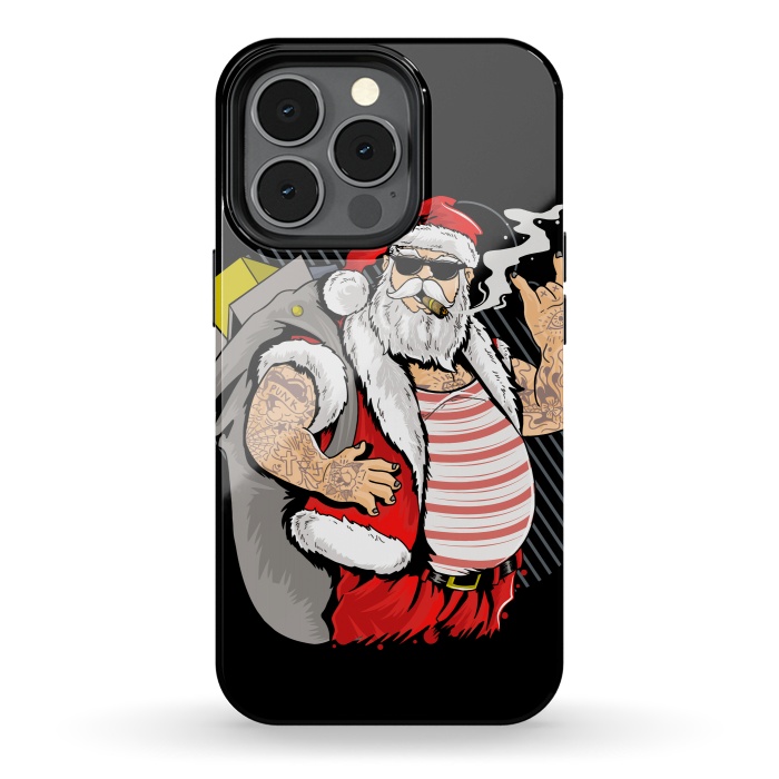 iPhone 13 pro StrongFit funny santa x by haroulita