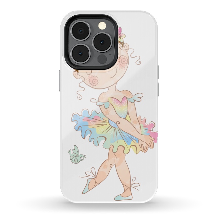 iPhone 13 pro StrongFit shy ballerina by haroulita