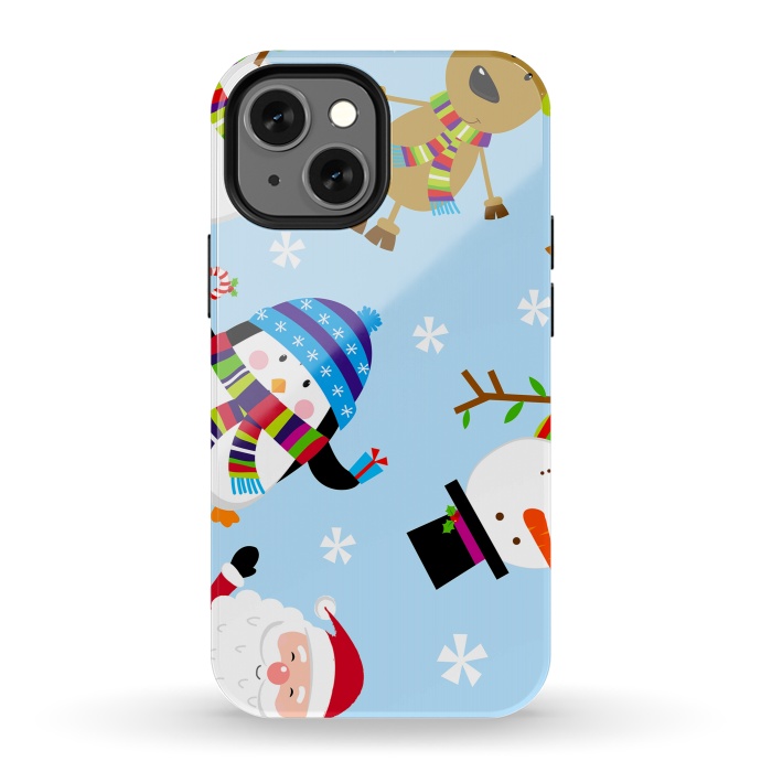 iPhone 13 mini StrongFit xmas characters by haroulita