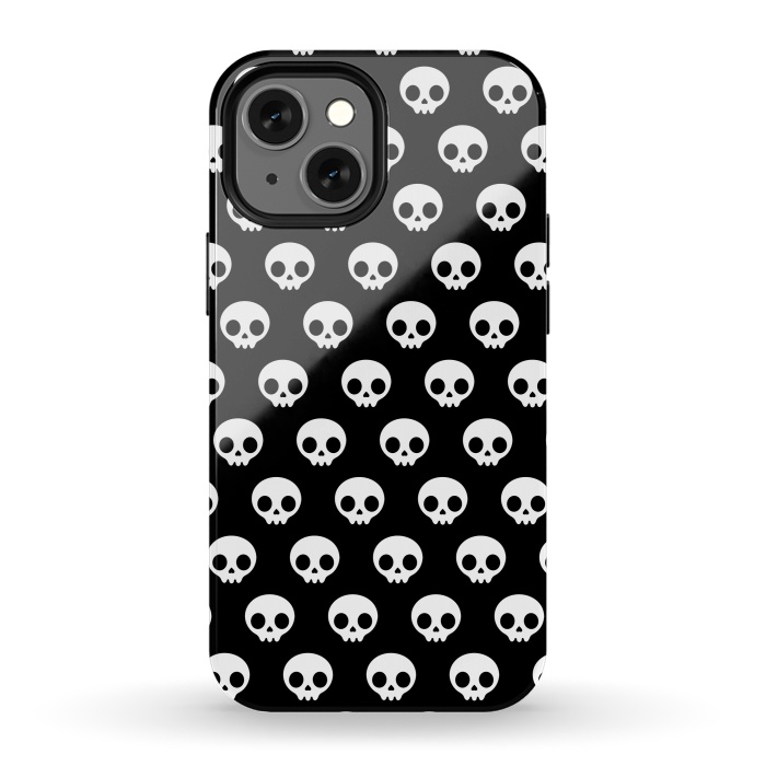 iPhone 13 mini StrongFit Cute skulls by Laura Nagel