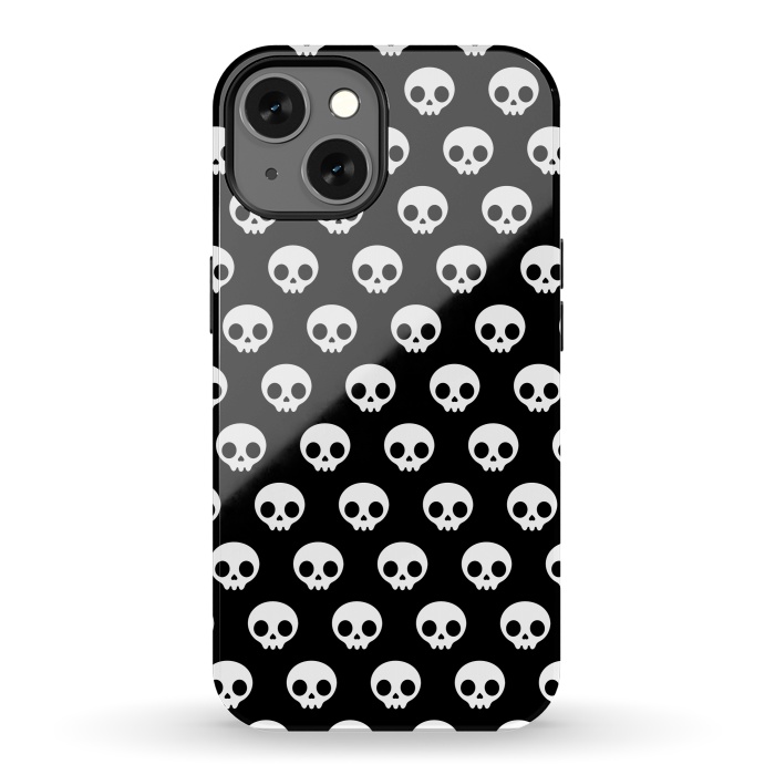 iPhone 13 StrongFit Cute skulls by Laura Nagel