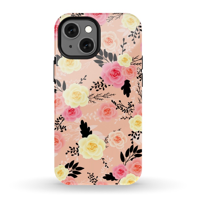 iPhone 13 mini StrongFit Roses pattern by Jms