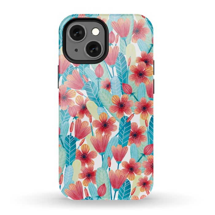 iPhone 13 mini StrongFit Delightful Daisies by gingerlique
