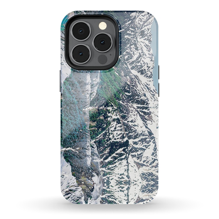 iPhone 13 pro StrongFit Snowy mountains landscape by Oana 