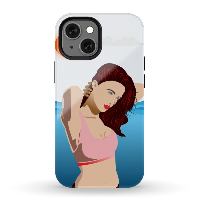 iPhone 13 mini StrongFit Ocean Bath by Creativeaxle
