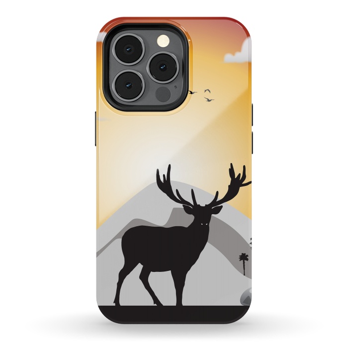 iPhone 13 pro StrongFit Morning Forest II by Creativeaxle