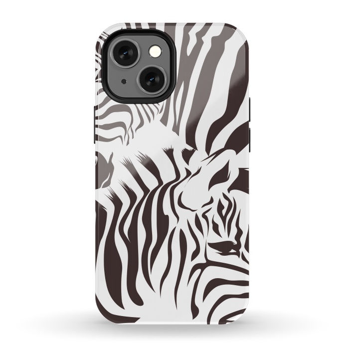 iPhone 13 mini StrongFit zebra l by haroulita