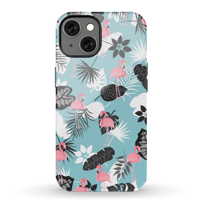 iPhone 13 StrongFit Pink flamingo by Jms