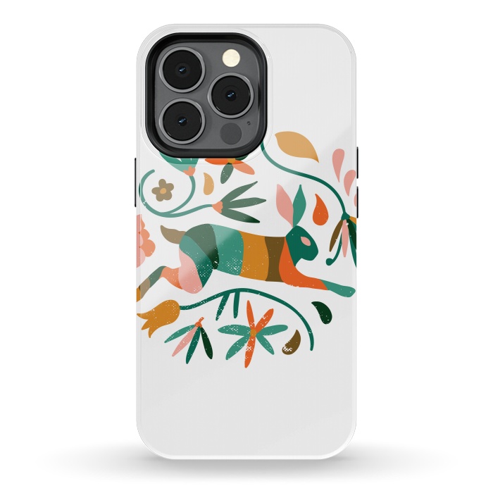 iPhone 13 pro StrongFit Rustic Jungle by Uma Prabhakar Gokhale