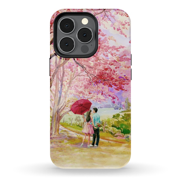 iPhone 13 pro StrongFit Path of Love by Texnotropio