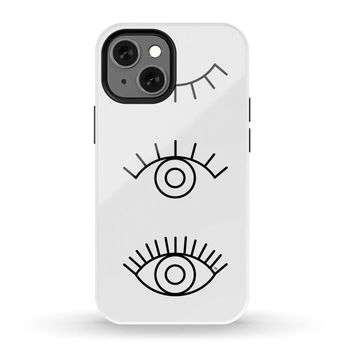 iPhone 13 mini StrongFit Mystic Eyes by Martina