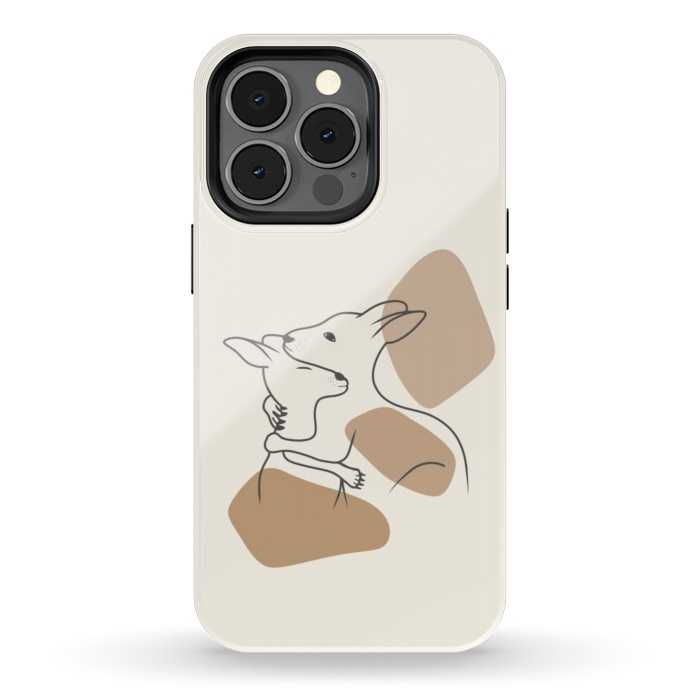 iPhone 13 pro StrongFit Kangaroo love by Jms