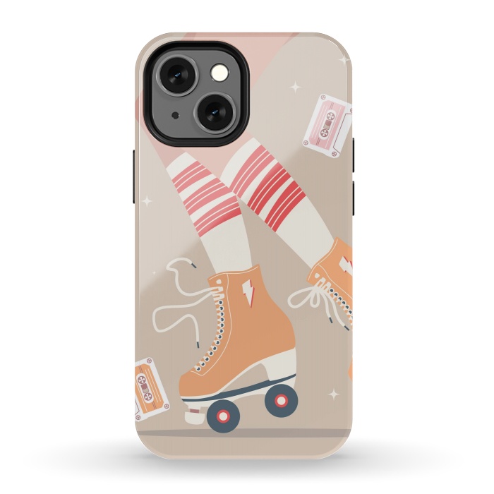 iPhone 13 mini StrongFit Roller skates 04 by Jelena Obradovic