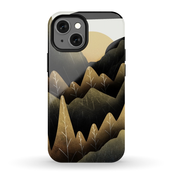 iPhone 13 mini StrongFit The golden land by Steve Wade (Swade)