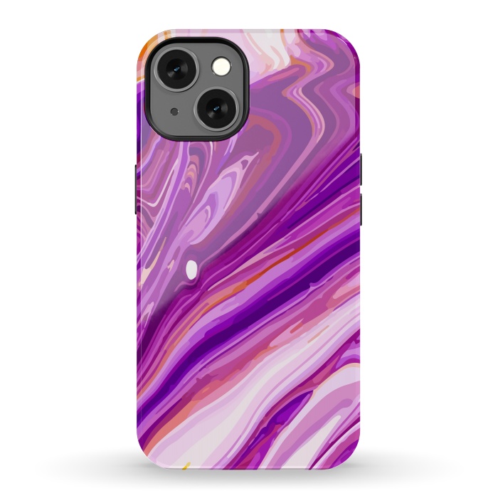 iPhone 13 StrongFit Liquid Marble Design VIII by ArtsCase