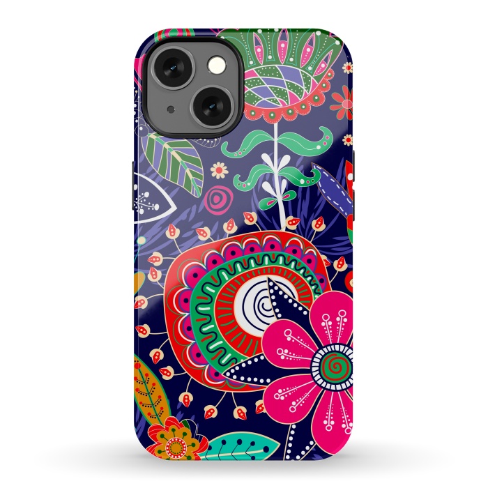 iPhone 13 StrongFit Seamless Floral Pattern by ArtsCase