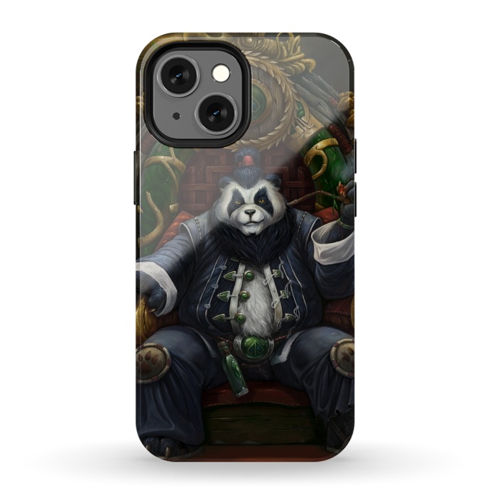 iPhone 13 mini StrongFit Smoking Panda  by Winston