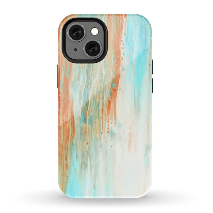 iPhone 13 mini StrongFit Abstract Liquid Pattern by Creativeaxle