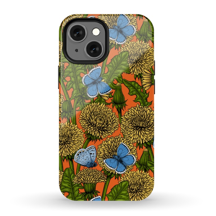 iPhone 13 mini StrongFit Dandelion medow 2 by Katerina Kirilova