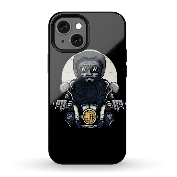 iPhone 13 mini StrongFit Old Biker by Afif Quilimo