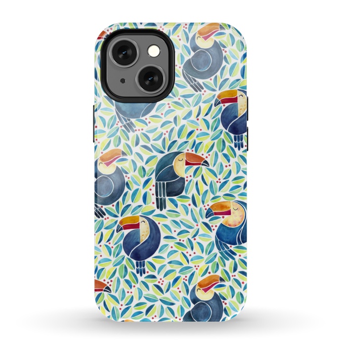iPhone 13 mini StrongFit Toucan Do It by gingerlique