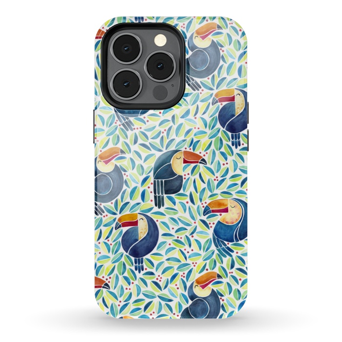 iPhone 13 pro StrongFit Toucan Do It by gingerlique