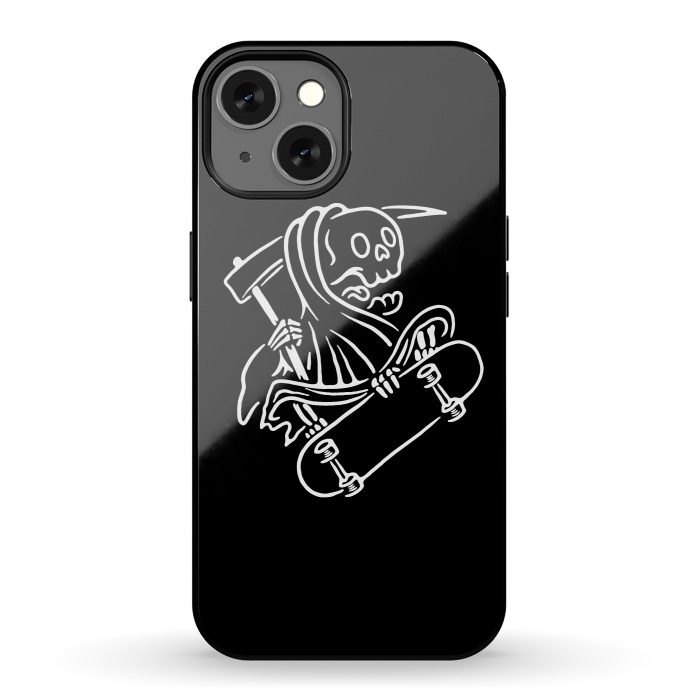 iPhone 13 StrongFit Grim Reaper Skateboarding by Afif Quilimo