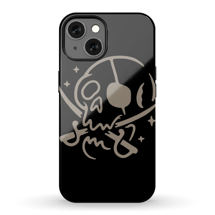 iPhone 13 StrongFit Skull and Swords by Afif Quilimo