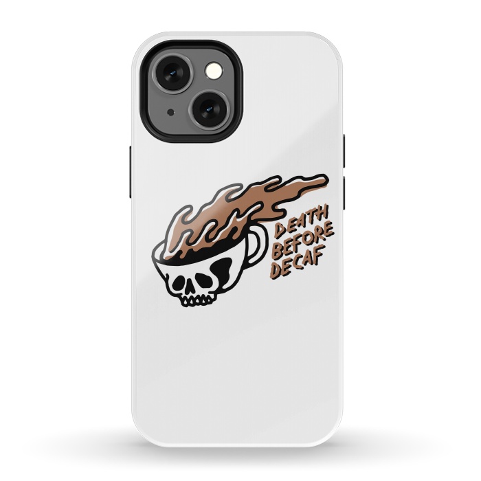 iPhone 13 mini StrongFit Death Before Decaf 3 by Afif Quilimo