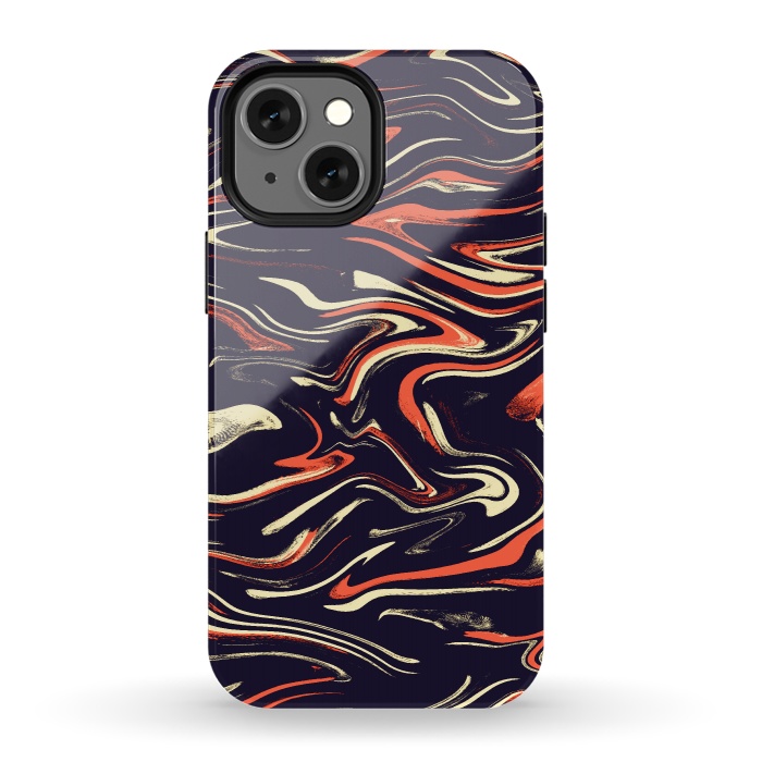 iPhone 13 mini StrongFit Tiger stripes by Steve Wade (Swade)