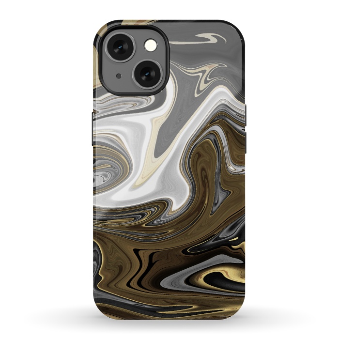 iPhone 13 StrongFit Liquid metals by Steve Wade (Swade)
