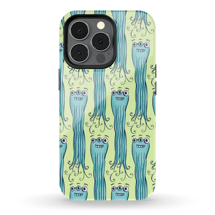 iPhone 13 pro StrongFit Cute Octopus Sea Monster Character by Boriana Giormova