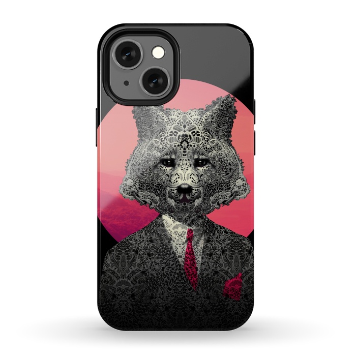 iPhone 13 mini StrongFit Mr. Fox by Ali Gulec