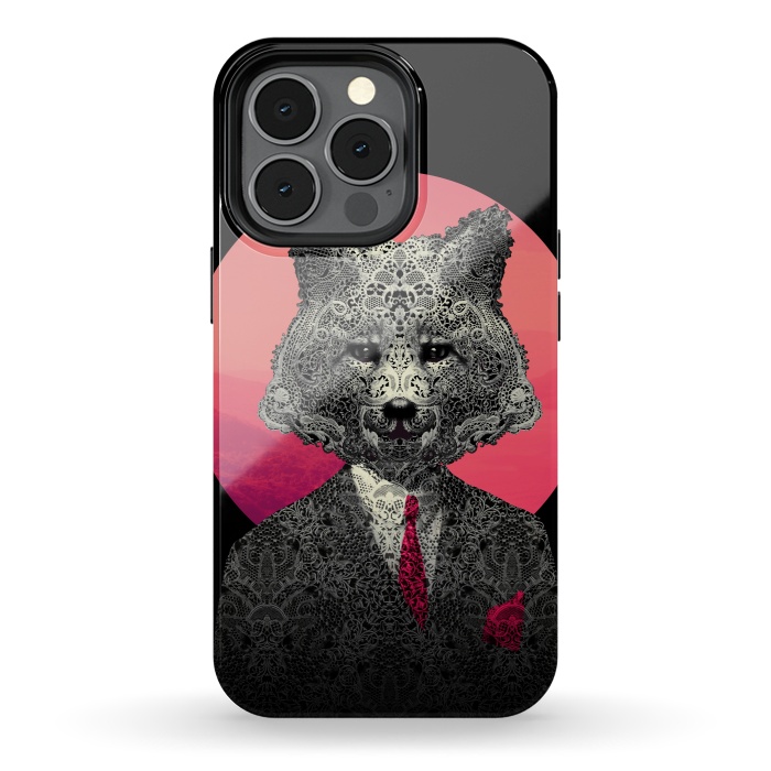 iPhone 13 pro StrongFit Mr. Fox by Ali Gulec