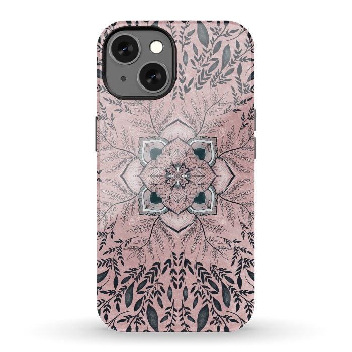 iPhone 13 StrongFit Pink nature by Rose Halsey