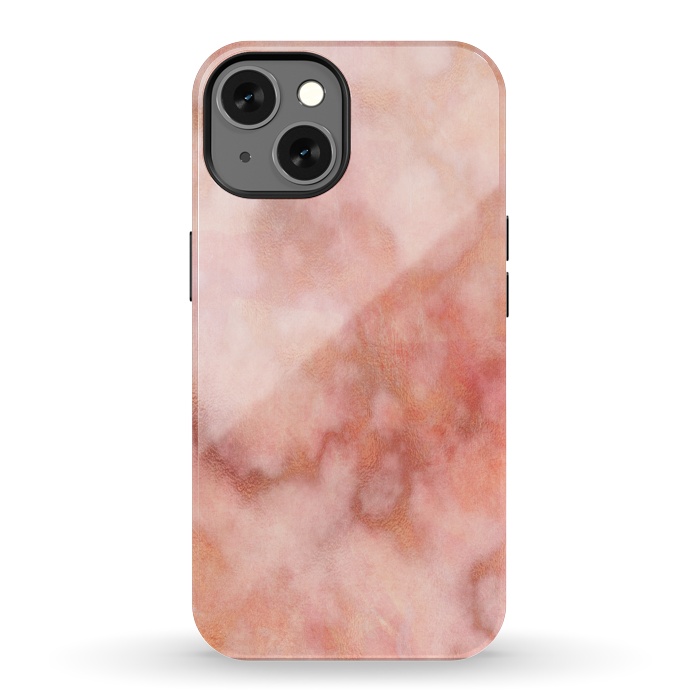 iPhone 13 StrongFit Elegant rose gold marble by Martina
