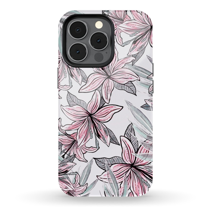 iPhone 13 pro StrongFit Beautiful Lilly by Rose Halsey