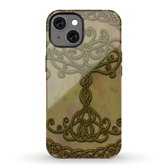 iPhone 13 StrongFit Celtic Tree of Life I by Lotti Brown