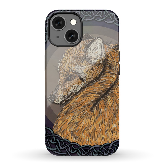 iPhone 13 StrongFit Celtic Fox by Lotti Brown