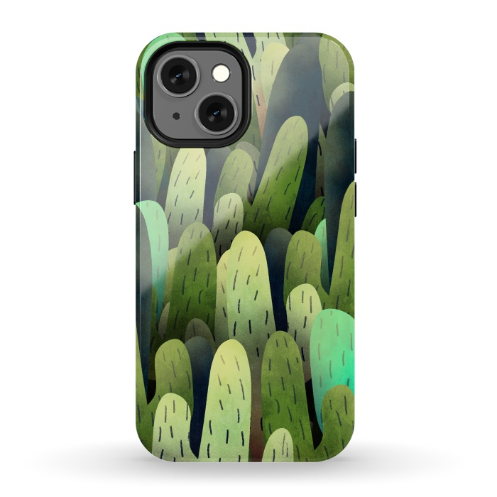 iPhone 13 mini StrongFit The cactus fields  by Steve Wade (Swade)