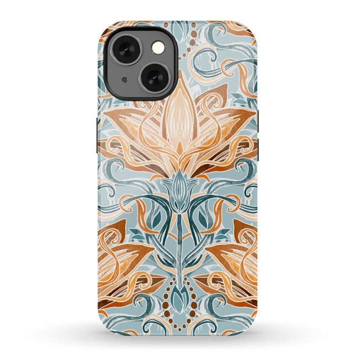 iPhone 13 StrongFit Autumn Afternoon Art Nouveau  by Micklyn Le Feuvre