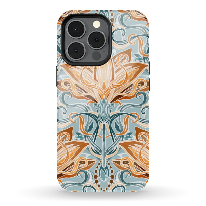 iPhone 13 pro StrongFit Autumn Afternoon Art Nouveau  by Micklyn Le Feuvre