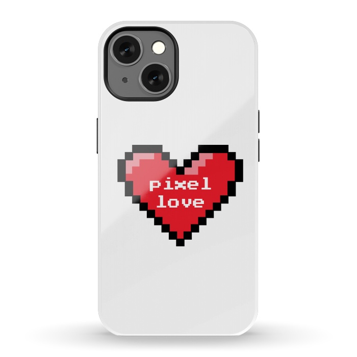 iPhone 13 StrongFit Pixel love by Laura Nagel